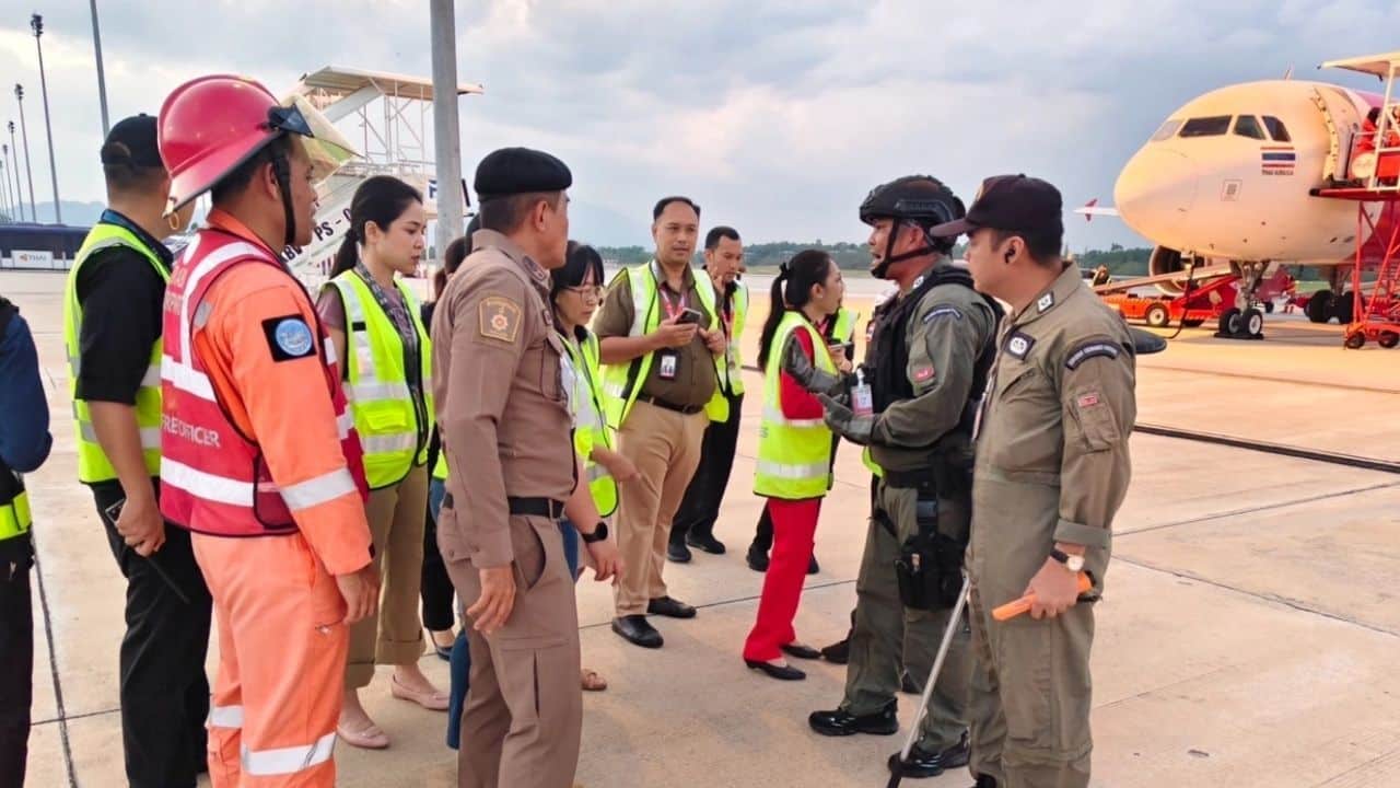 Fake bomb threat delays Krabi-Bangkok flight