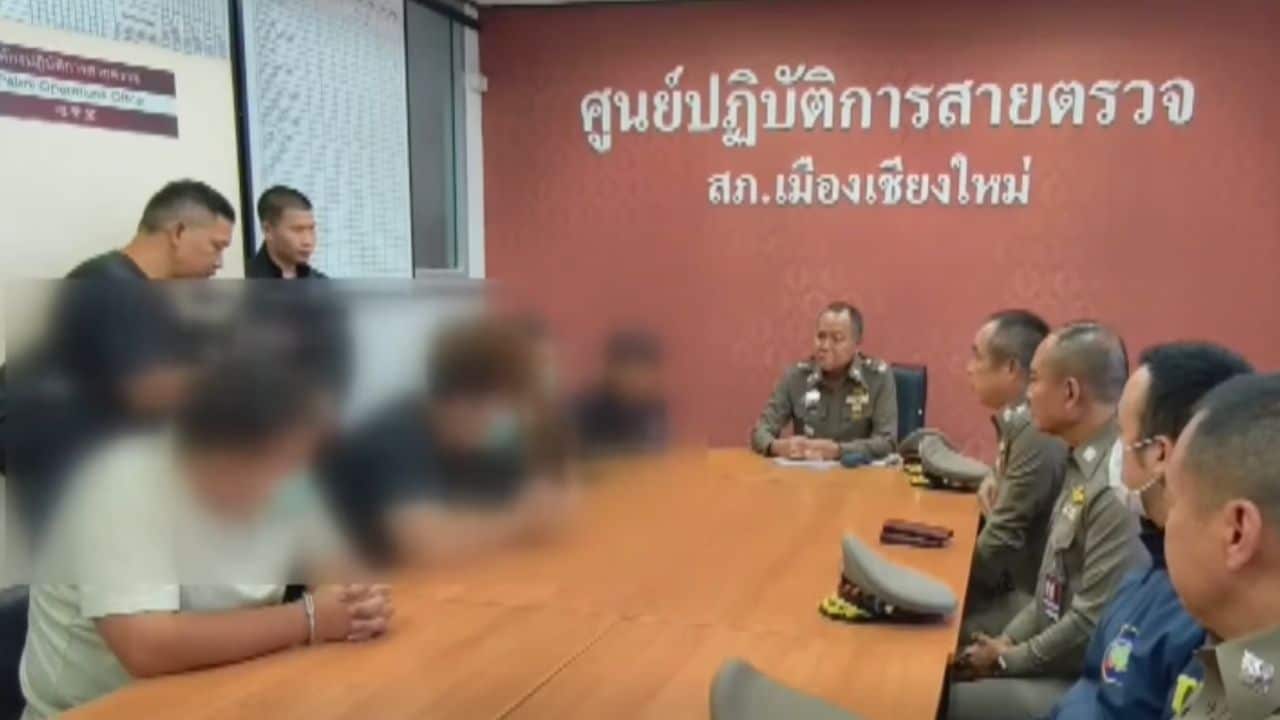 Chinese scam gang Chiang Mai