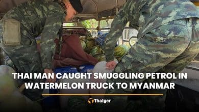 Thai man caught smuggling petrol in watermelon truck to Myanmar | Thaiger