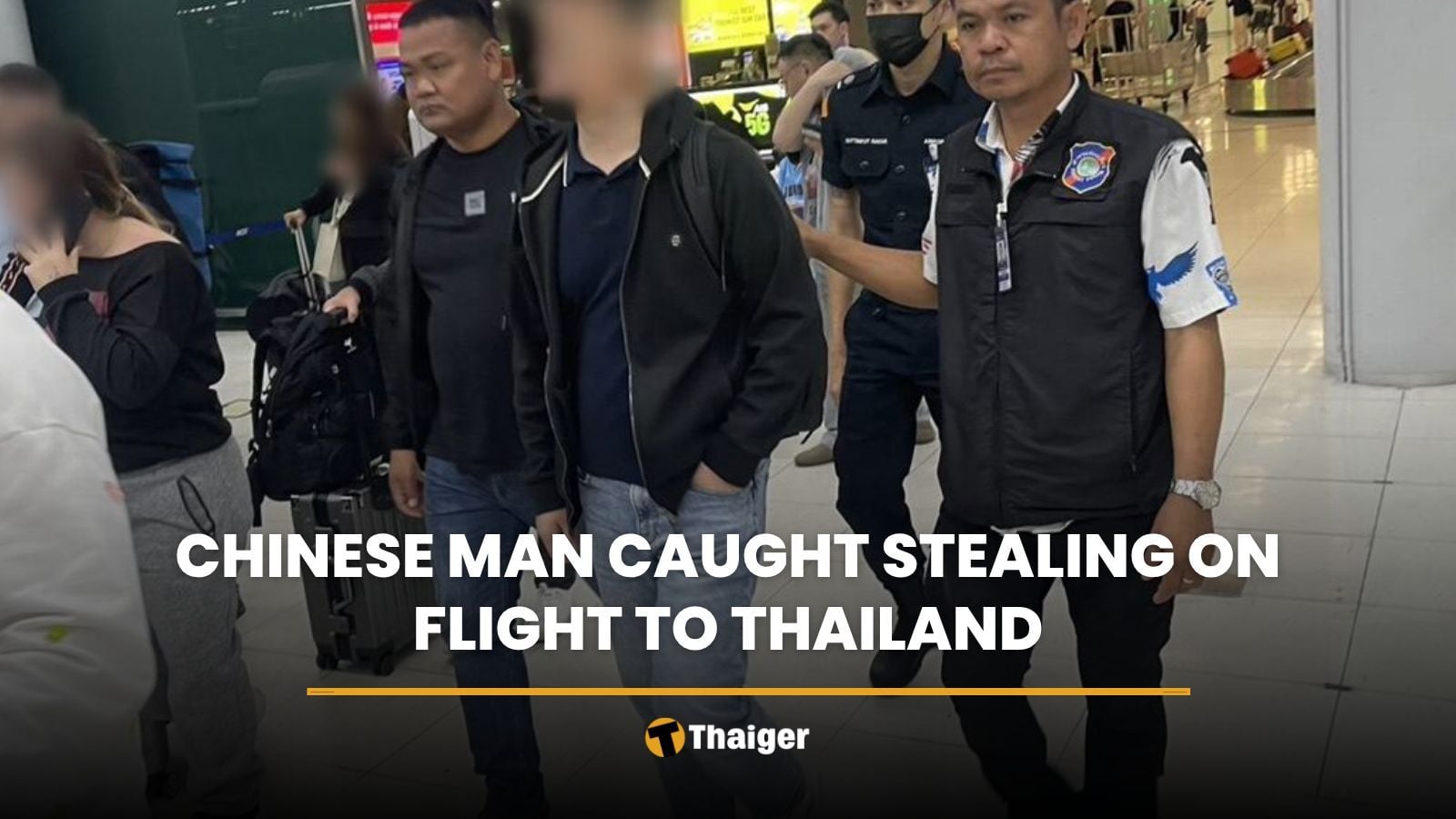 Chinese man caught stealing on flight to Thailand | Thaiger