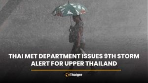 Thai Met Department issues 9th storm alert for upper Thailand | Thaiger