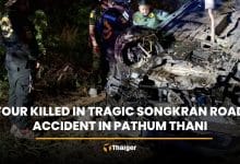 Four killed in tragic Songkran road accident in Pathum Thani | Thaiger