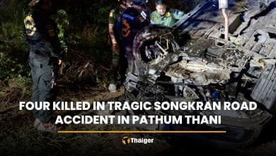 Four killed in tragic Songkran road accident in Pathum Thani | Thaiger