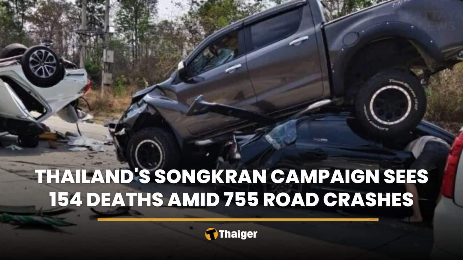 Thailand’s Songkran campaign sees 154 deaths amid 755 road crashes | Thaiger