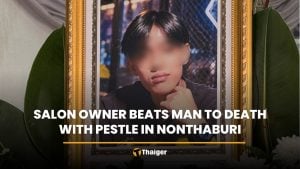 Salon owner beats man to death with pestle in Nonthaburi | Thaiger