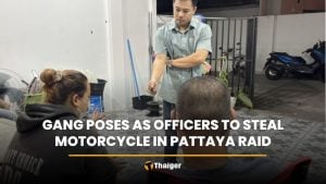 Gang poses as officers to steal motorcycle in Pattaya raid | Thaiger