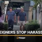 2 foreign men intervene alleged harassment on Bangkok footpath | Thaiger