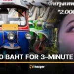 Bangkok tuk tuk driver attempts to overcharge Thai influencer during Songkran | Thaiger