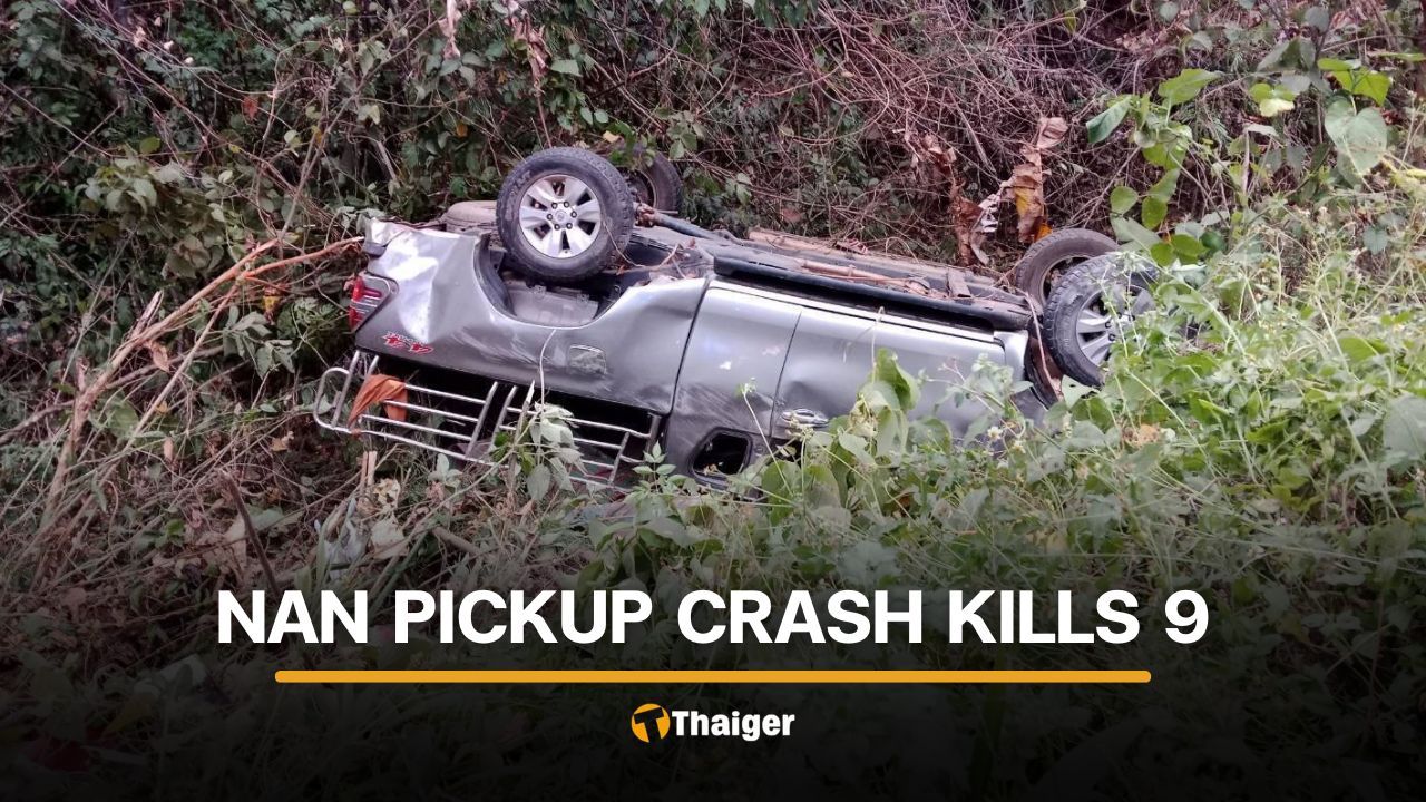 9 victims, including 4 children, killed in Nan pickup truck crash | Thaiger