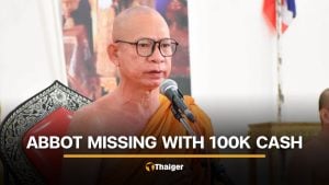 Ayutthaya abbot missing after trip to Khon Kaen with 100,000 baht in cash | Thaiger