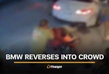 BMW reverses into crowd injuring 5 foreigners in Pattaya | Thaiger