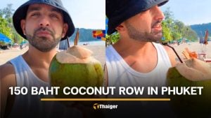 Foreign TikToker draws mixed reaction after complaining about coconut price in Phuket | Thaiger