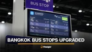 Bangkok rolls out new bus stops with clearer route and digital displays | Thaiger