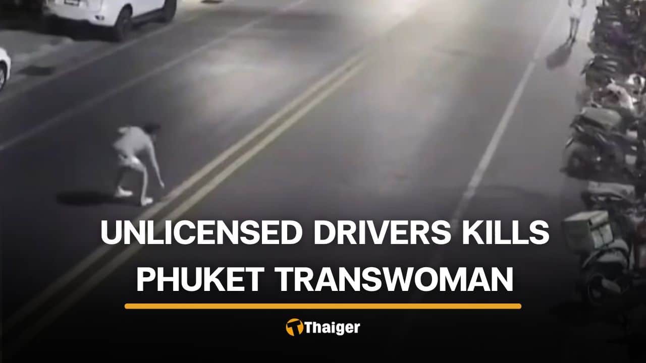 Unlicensed biracial BMW driver kills Phuket transwoman while retrieving dropped phone | Thaiger