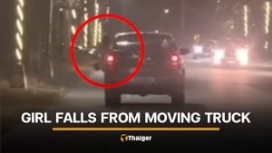 Thai man abandons girl after alleged sex abuse, leaving her clinging to his pickup | Thaiger