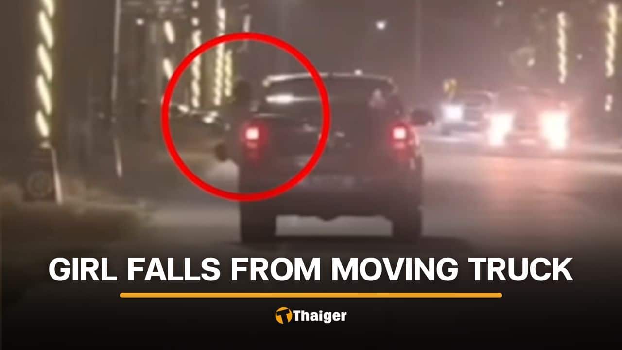 Thai man abandons girl after alleged sex abuse, leaving her clinging to his pickup | Thaiger