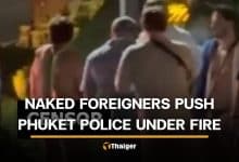 Police face backlash for letting 2 foreigners walk naked on Phuket road | Thaiger