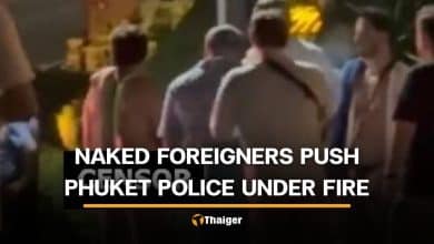 Police face backlash for letting 2 foreigners walk naked on Phuket road | Thaiger