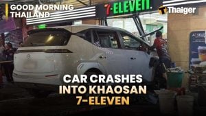 Thailand News | Bangkok store crash leaves eight hurt after EV slams through shopfront, Micrososft pledges US$1 Billion to expand Thailand’s AI and Cloud future | Thaiger