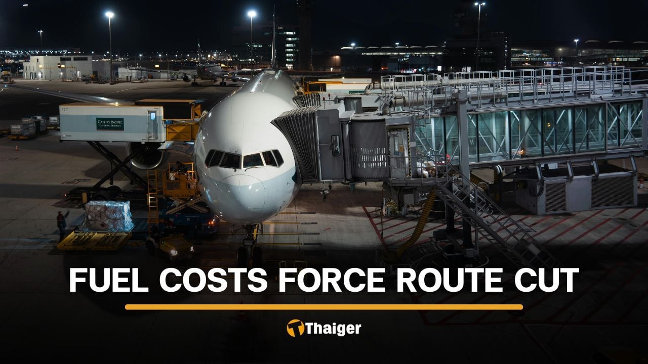 Thai airlines announce route suspensions after fuel price surge | Thaiger