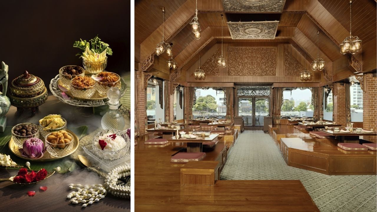 Delicious Khao Chae dish served at Royal Orchid Sheraton during Songkran Bangkok 2026.