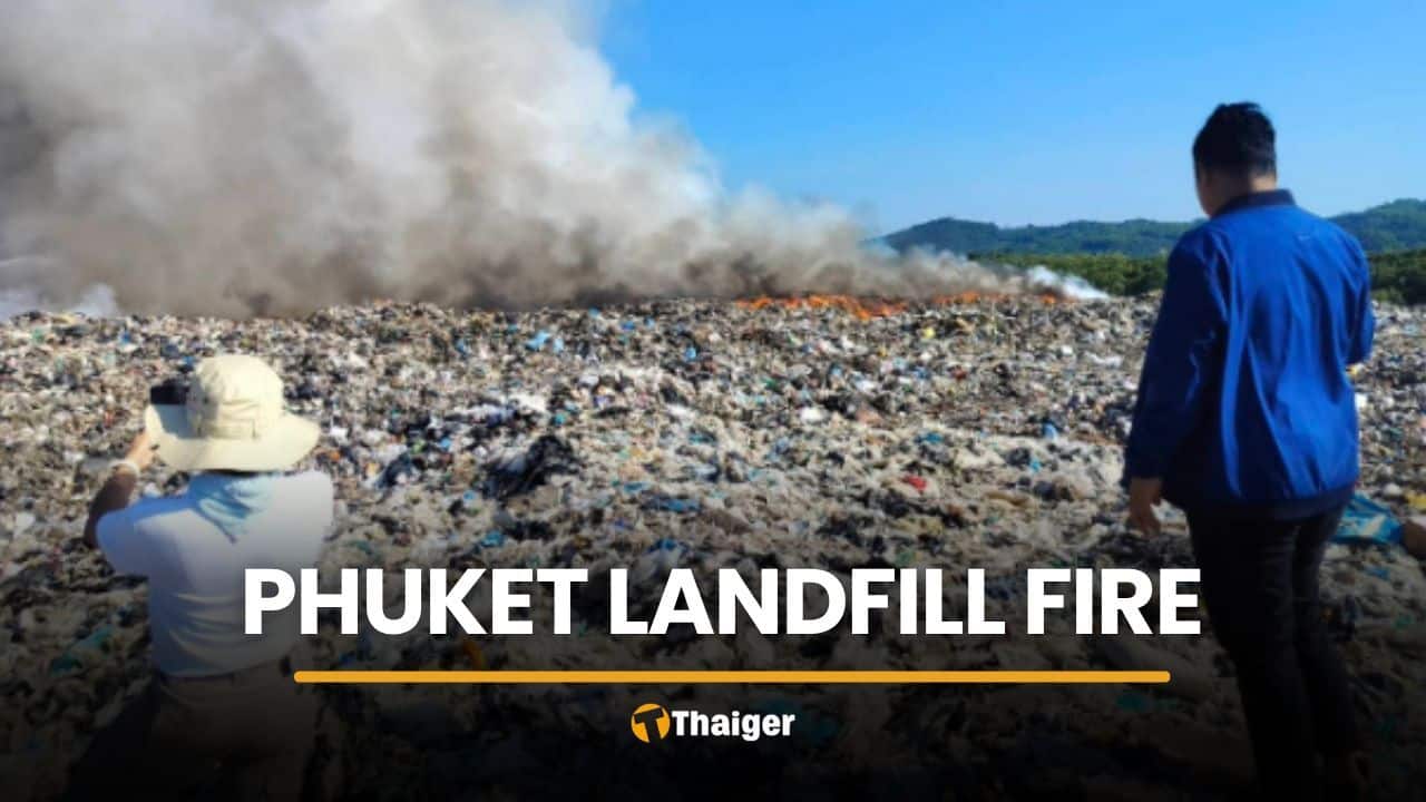 Phuket landfill fire contained but smoke continues | Thaiger