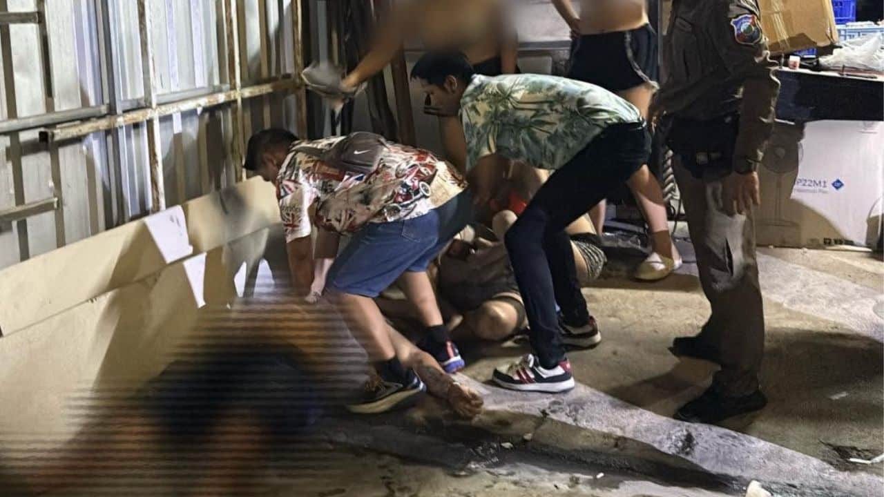 A cannabis shop owner was killed in a shooting after an officer allegedly fired a gun during a Songkran celebration on Walking Street.