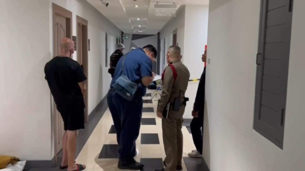 Pattaya police are investigating after staff found an American couple dead in a hotel room with medication scattered and a farewell letter.
