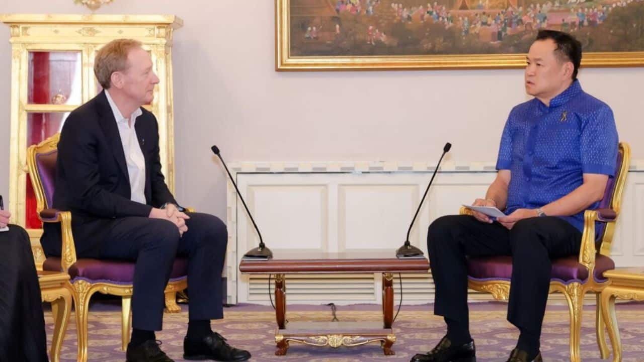 Microsoft's investment in Thailand will see over US$1 billion spent from 2026 to 2028 on cloud and AI infrastructure, plus digital training.