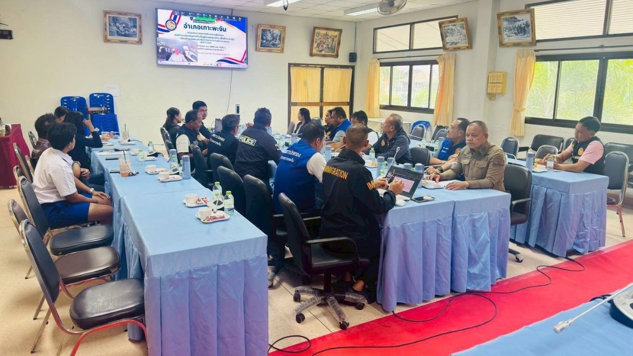 Three tourists face visa revocation after a March 31 meeting says their activities raised public order and security concerns on Koh Pha Ngan.