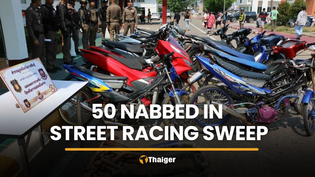 Kalasin arrests 50 in month-long loud motorcycle sweep | Thaiger