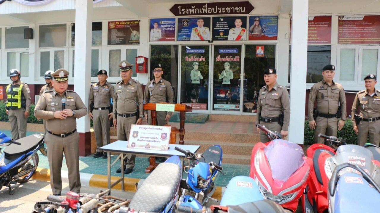 Kalasin’s sweep on loud motorcycles and street racing led to 50 arrests and 50 seized bikes, with 31 checkpoints targeting noisy exhausts.