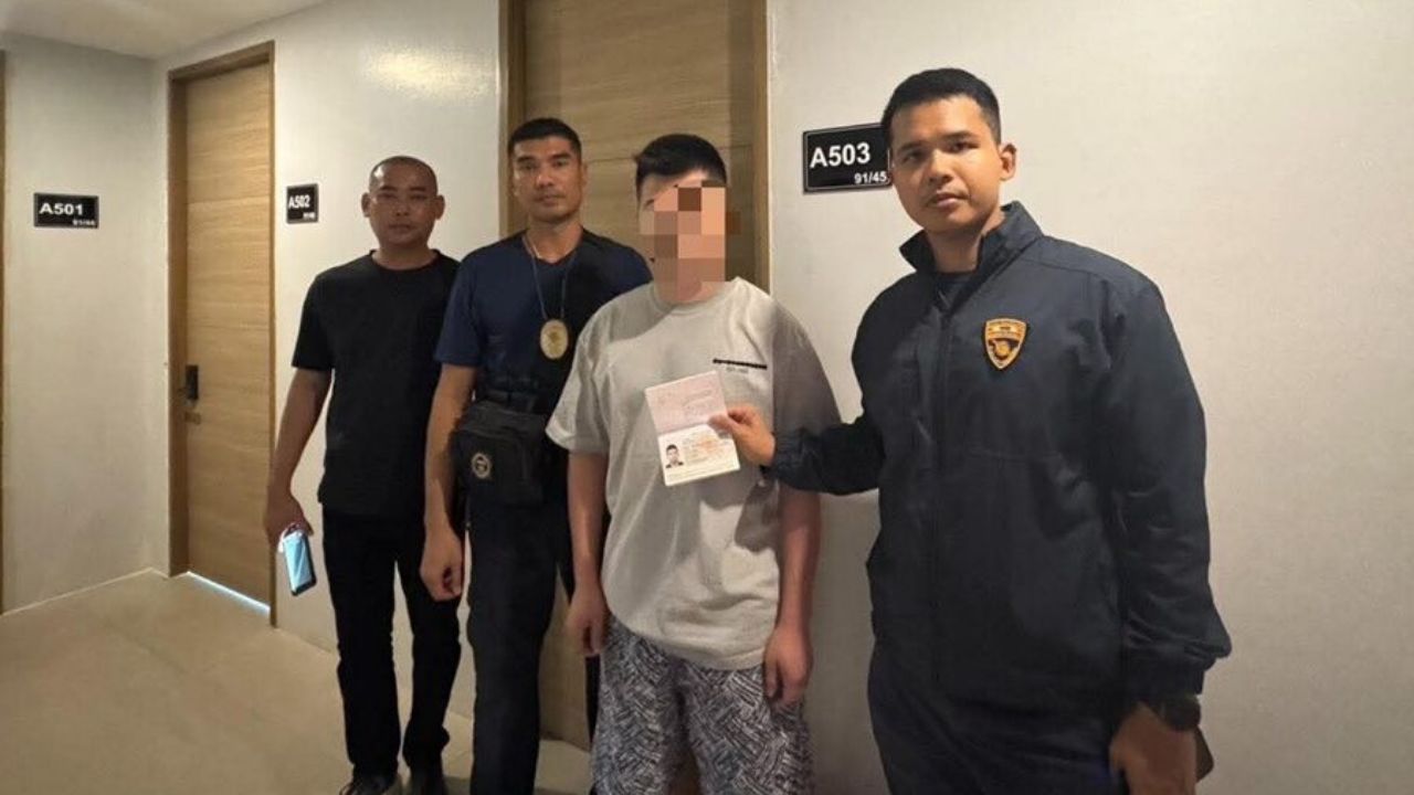 A Chinese fraud suspect was found in Phuket and detained after China issued a contract fraud warrant linked to billiard equipment sales.