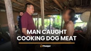 Man caught cooking dog meat at Udon Thani home | Thaiger