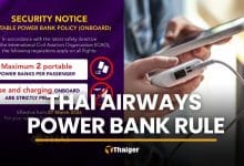 Thai Airways allows two power banks, bans onboard use | Thaiger