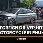 Foreign driver hits motorcycle, injures three girls in Phuket | Thaiger
