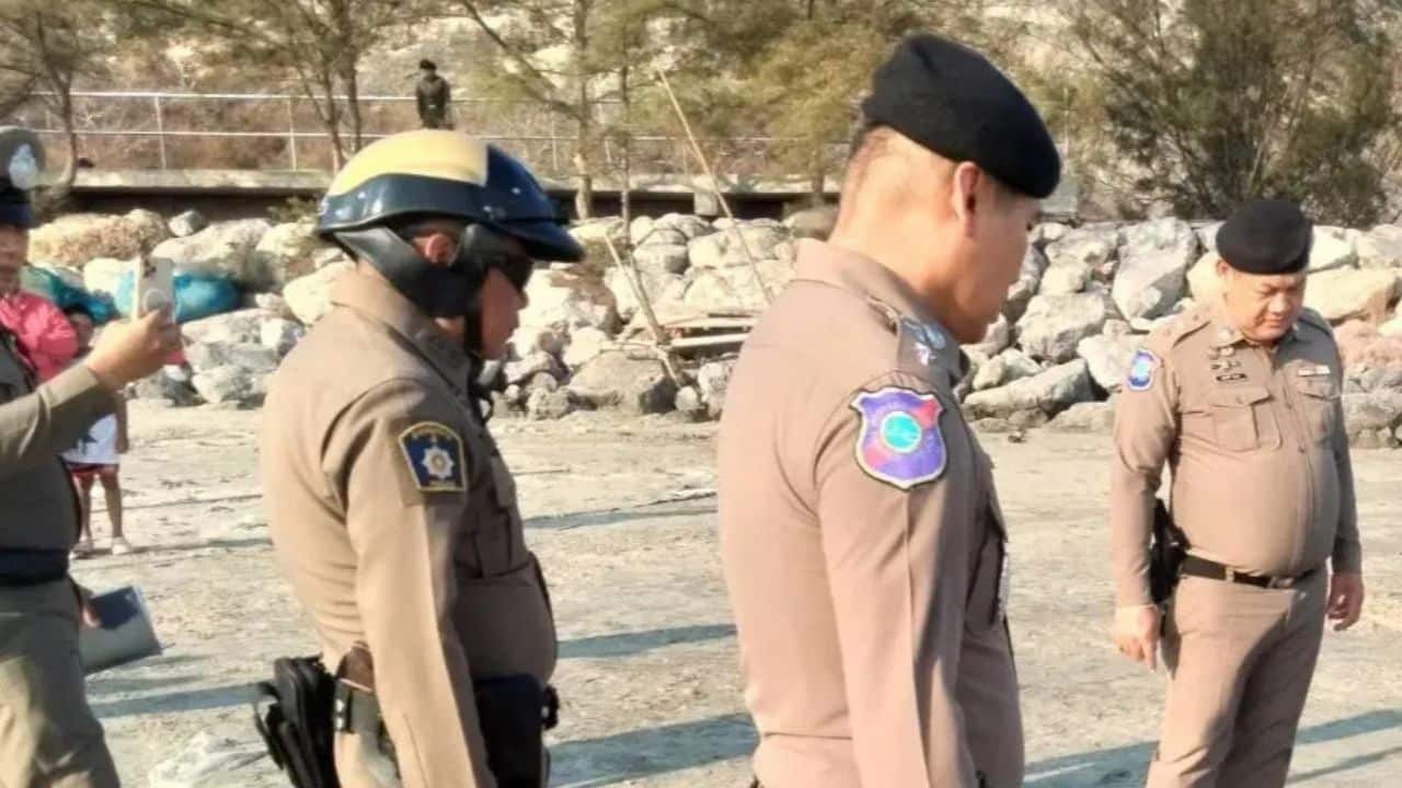 A British pensioner died after being swept out to sea in Hua Hin, with police suspecting a rip current during rough conditions.