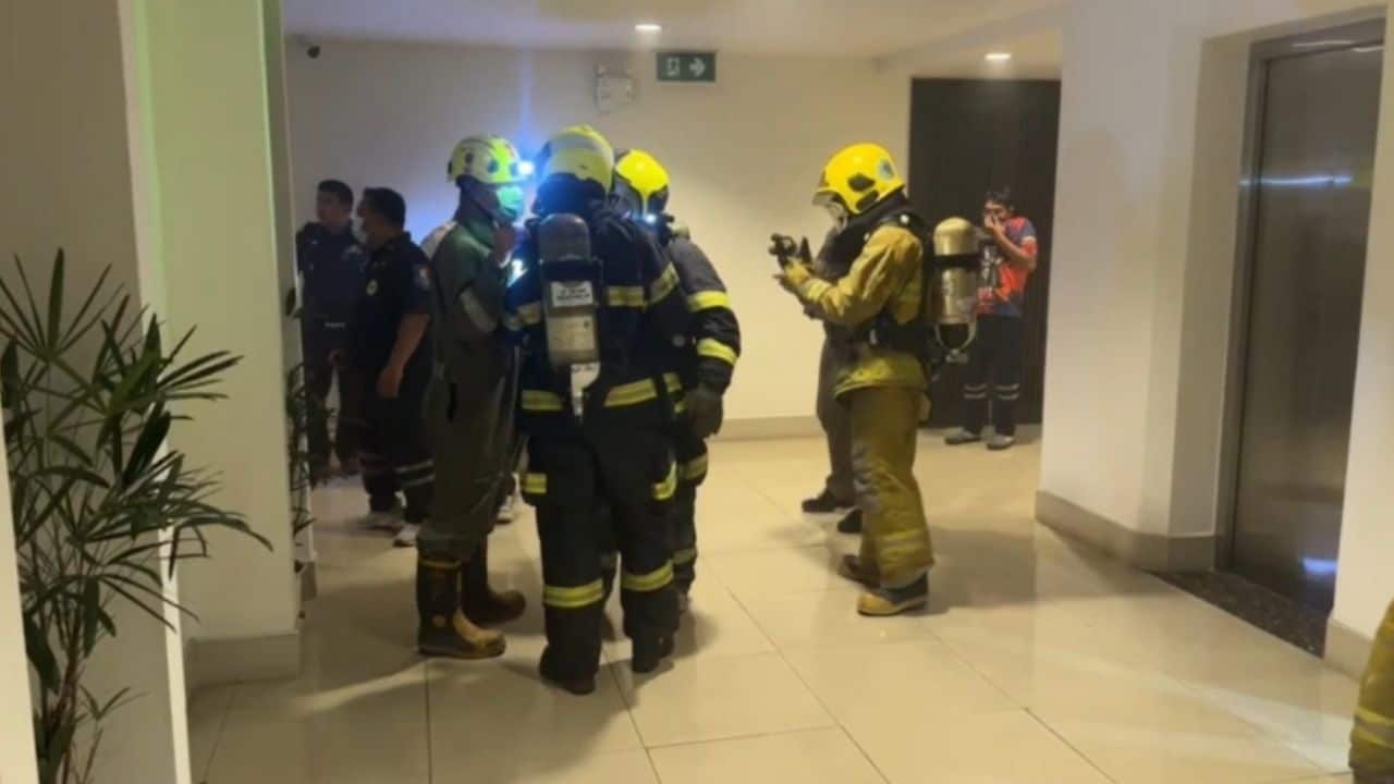 Police are investigating a Pattaya condo fire after an Irish man was accused of setting a room on fire while experiencing hallucinations.
