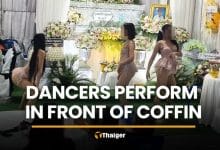 Family honours man’s final wish with funeral dancers | Thaiger