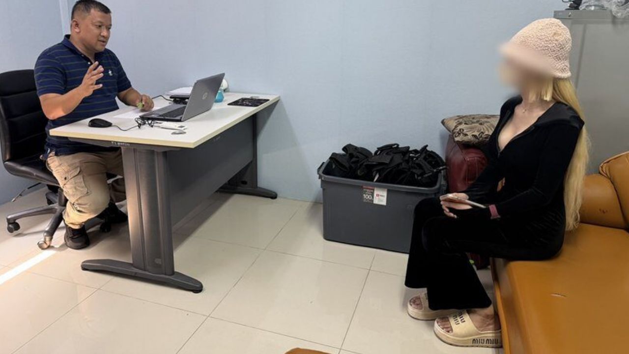 A transgender woman was fined in Chon Buri after she was filmed dancing topless during Songkran celebrations.