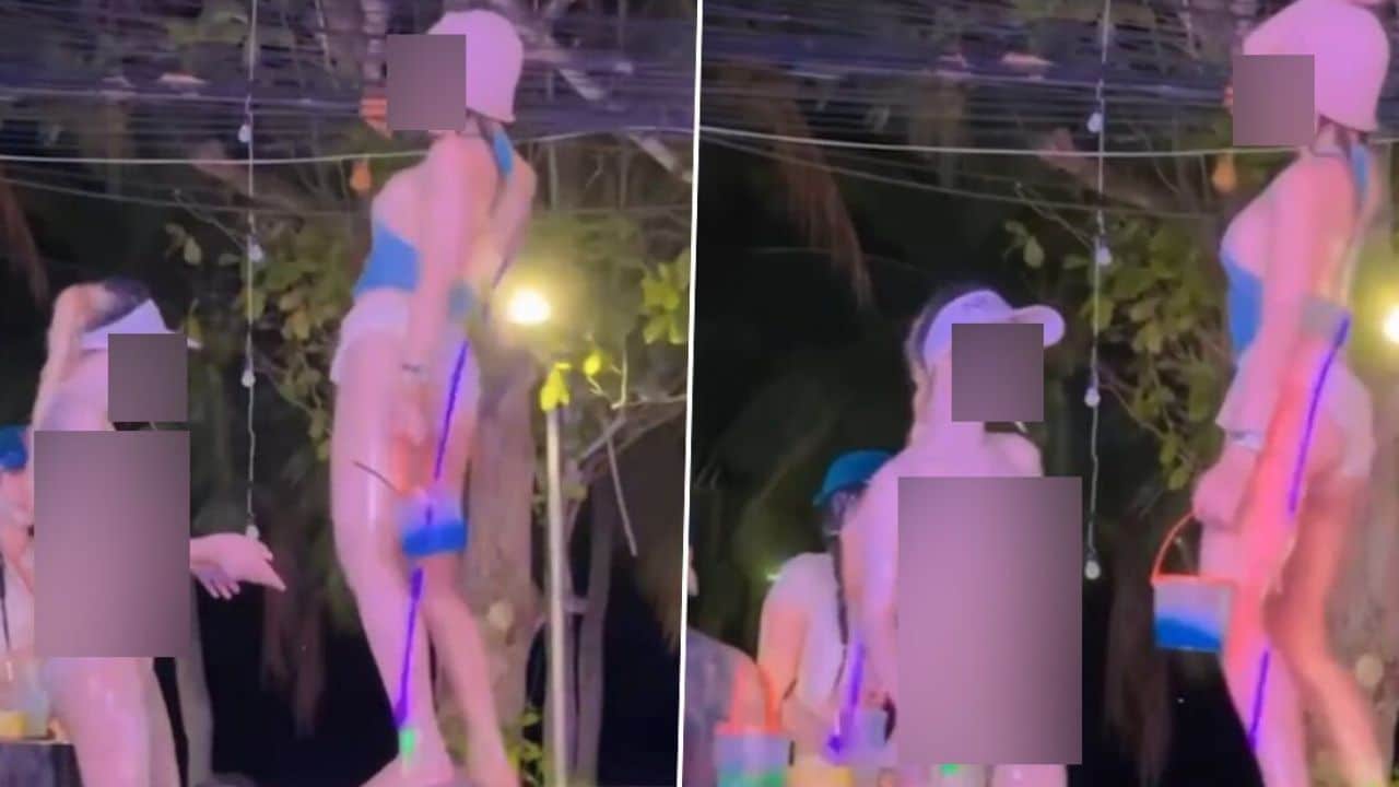 A transgender woman was fined in Chon Buri after she was filmed dancing topless during Songkran celebrations.