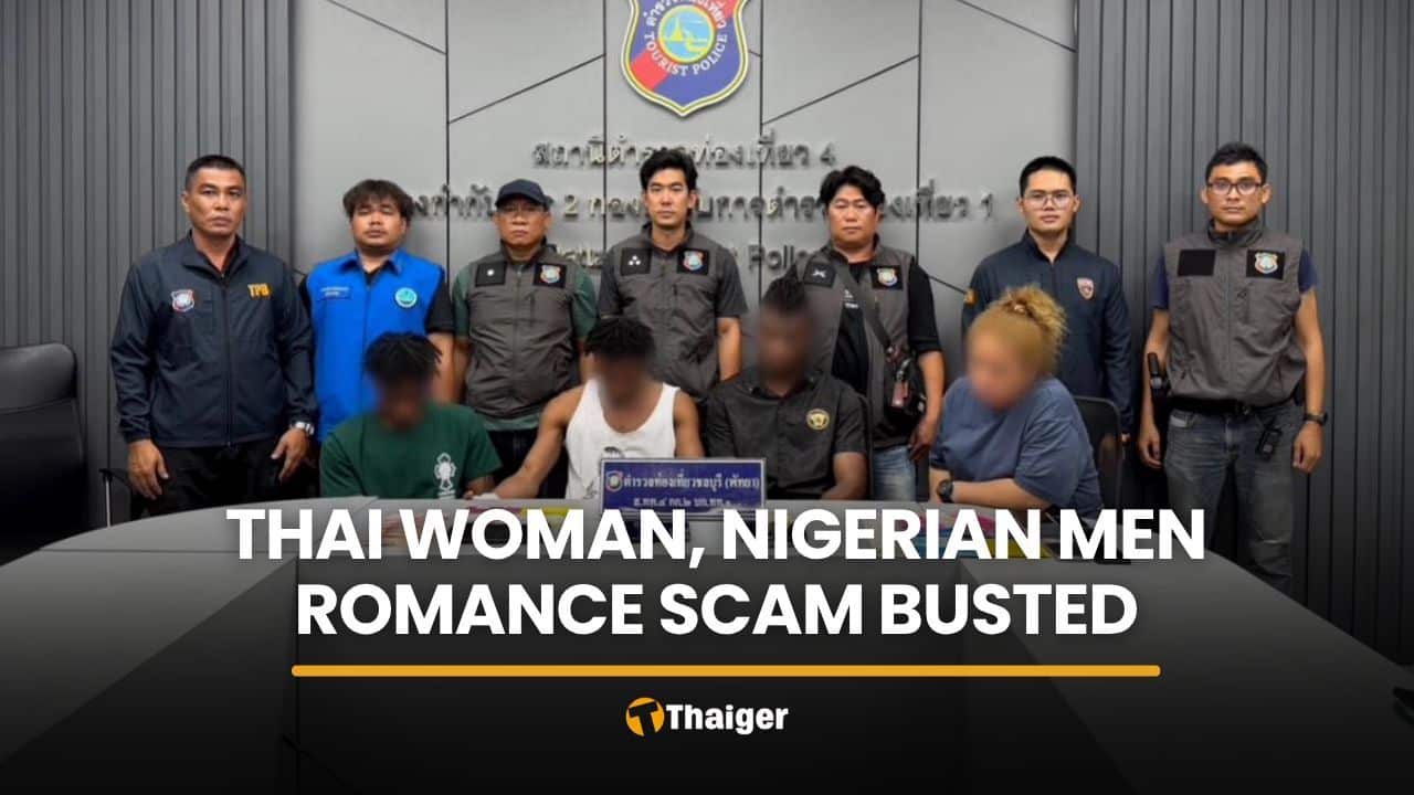 Thai woman, three Nigerians arrested over Pattaya romance scam | Thaiger