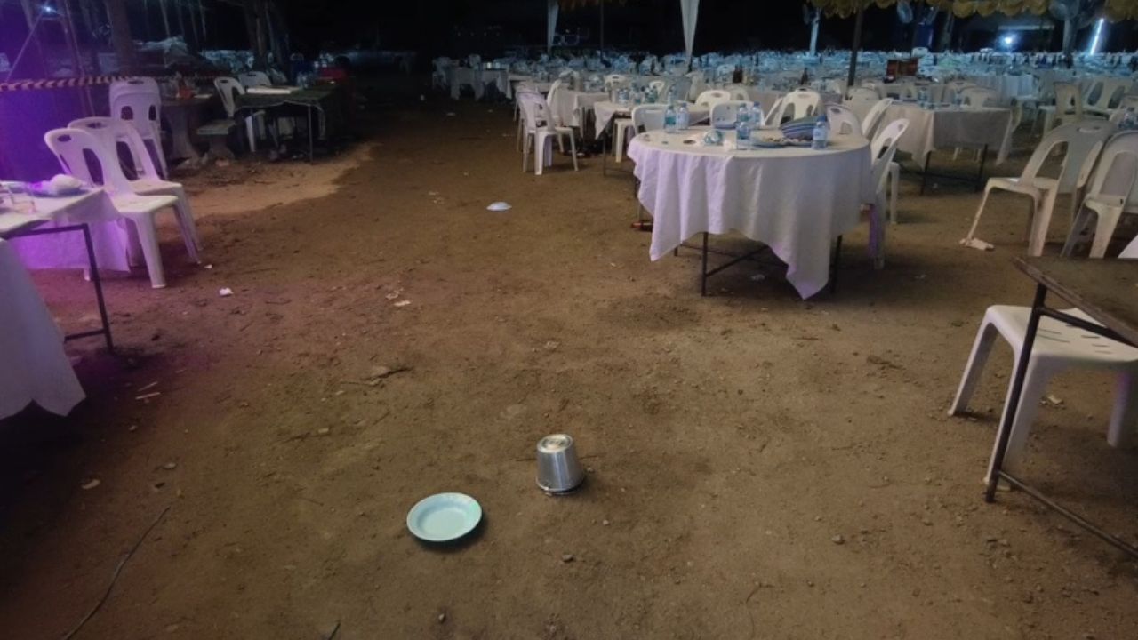 Police detained two suspects after a Nakhon Si Thammarat wedding shooting injured six people, including one man in serious condition.