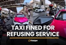 Taxi driver refuses passengers, gets fined on the spot | Thaiger
