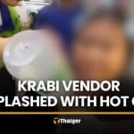 Vendor splashed with hot oil by another worker in Krabi mall | Thaiger