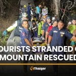 Five stranded tourists rescued from Phetchaburi mountain | Thaiger