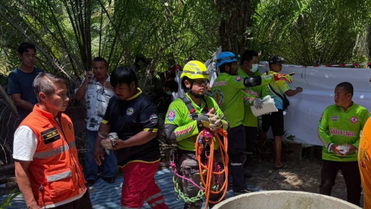 Four Phang Nga villagers died after entering a well, with officials suspecting low oxygen or toxic gas in the confined space.