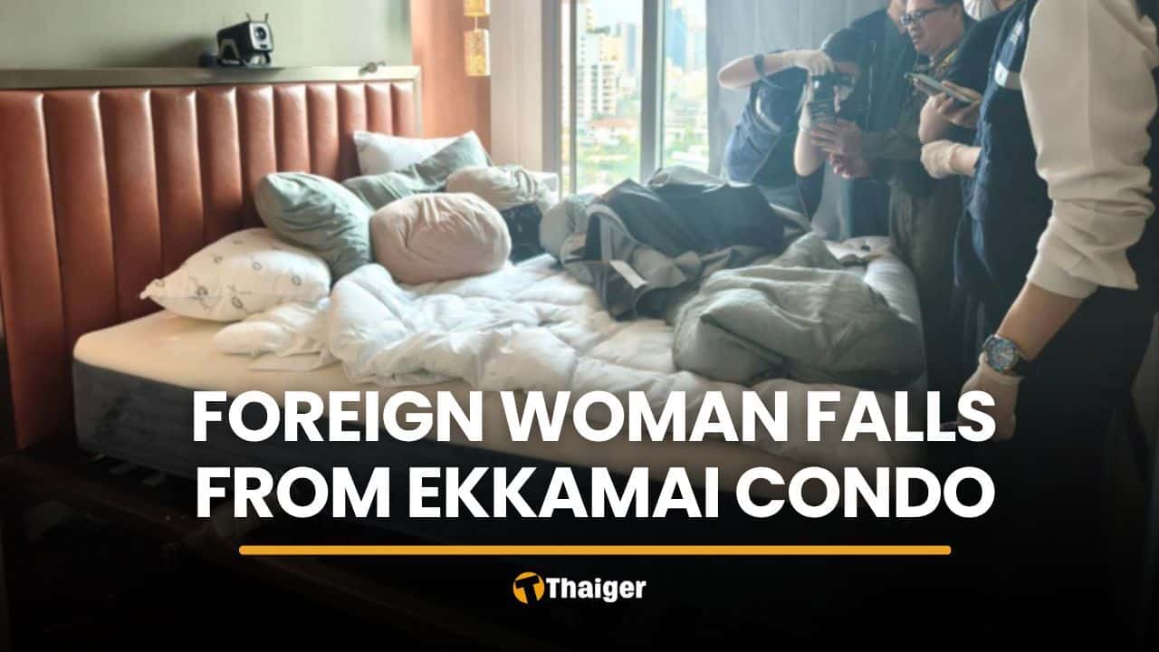 Foreign woman falls from Ekkamai condo, note found on bed | Thaiger