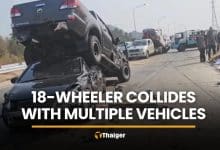 18-wheeler crash in Lampang leaves two dead, eight injured | Thaiger