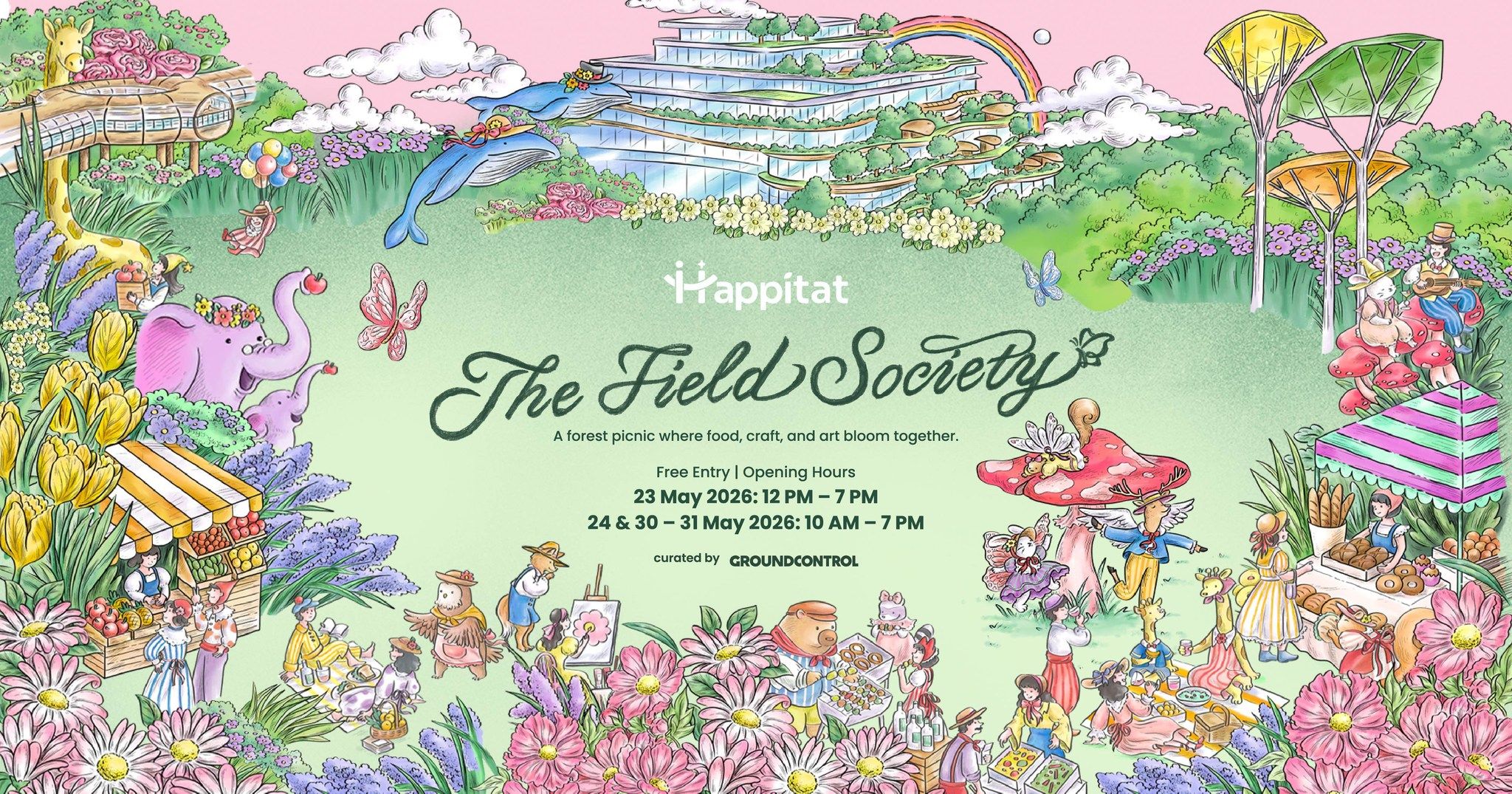 The Field Society offers a relaxed outdoor festival with food, music, and family-friendly activities in Bangna.